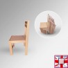 Round Kids Table & Wood Chairs Set - Children's Activity Furniture (Red, Blue, Lime, Beechwood) for sale online in UK