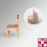 Kids Activity Table & Wood Chairs Set - Children's School Furniture (Red, Lime, Dark Oak, Beechwood)  for sale online in UK