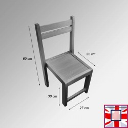 Kids Activity Table & Wood Chairs Set - Children's School Furniture (Red, Lime, Dark Oak, Beechwood)  for sale online in UK