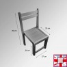 Round Kids Table & Wood Chairs Set - Children's Activity Furniture (Red, Blue, Lime, Beechwood) for sale online in UK