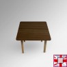 Kids Coloured Wood Table - Children's Desk for Learning & Playtime (Walnut) for sale online in UK