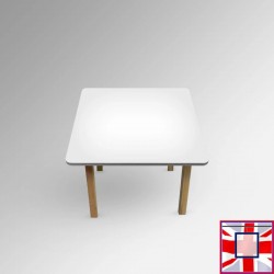 Kids Coloured Wood Table - Children's Desk for Learning & Playtime (White)for sale online in UK