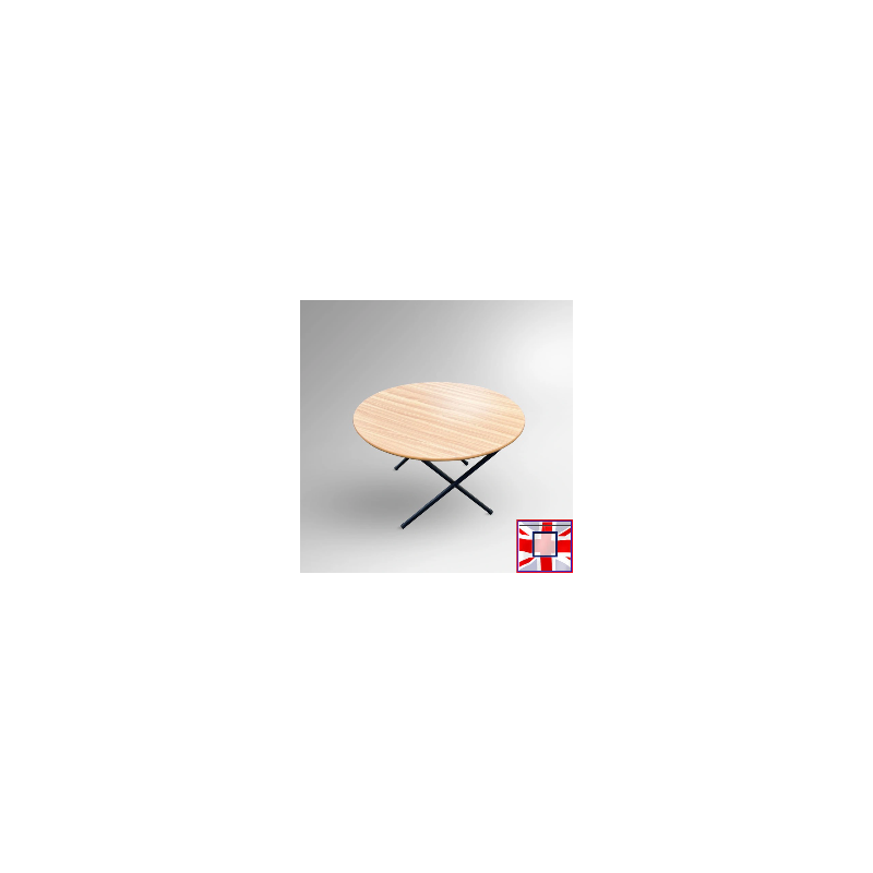 Round Folding Kids Table - Children's Play School Furniture (Ages 3 to 9 Years)
