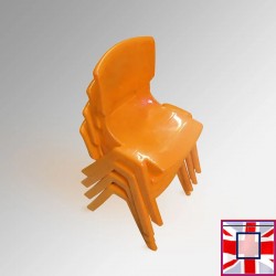 Coloured Plastic Chairs for Kids - Stackable Party Chair for Playschool & Nursery (Ages 2 to 6 Years) for sale online in UK