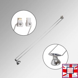 Certificate Frame Display Kit - Diploma Frame, Picture Rail & Lighting (Complete Hanging System) for sale online in UK