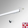 Certificate Frame Display Kit - Diploma Frame, Picture Rail & Lighting (Complete Hanging System) for sale online in UK