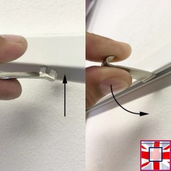 Clip Rail Hanger (Picture Hook for sale online in UK
