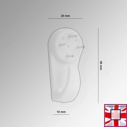 Hard Wall Hooks, Various sizes (Framing Supplies) for sale online in UK