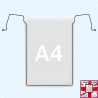 Gridwall / Mesh Document Holder (A4 Pocket) for sale online in UK