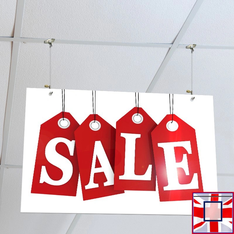 Ceiling Wire Hangers Kit (Clear Cord)  for sale online in UK