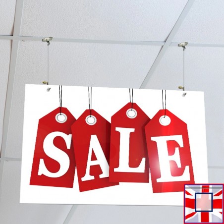 Ceiling Wire Hangers Kit (Clear Cord)  for sale online in UK