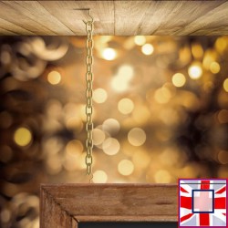 Ceiling Hanging Chain Kit (Brass) for sale online in UK