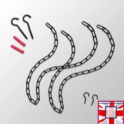 Ceiling Hanging Chain Kit (Black)  for sale online in UK