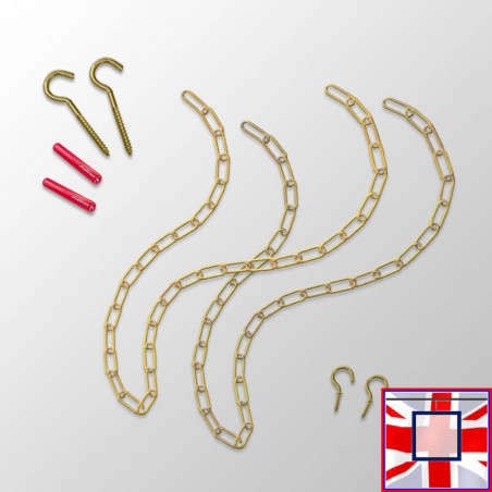 Ceiling Hanging Chain Kit (Gold)  for sale online in UK