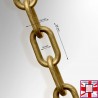 Welded Gold Steel Chain (Heavy Duty)  for sale online in UK
