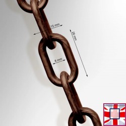 Welded Brown Steel Chain (Heavy Duty) for sale online in UK