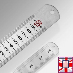 1.5m Metal Ruler - Extra-long for Drawing & Cutting (Stainless Steel, Straight Edge) for sale online in UK