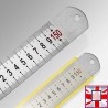 1.5m Metal Ruler - Extra-long for Drawing & Cutting (Stainless Steel, Straight Edge) for sale online in UK