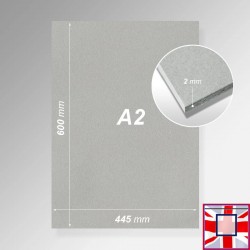 Acid-Free Grey Cardboard Sheets - 1200gsm / 2mm / 2000 micron, Extra-Thick! Low Price!  for sale online in UK