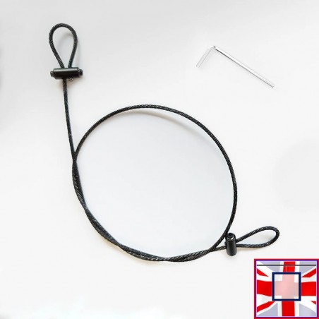 Black Security Cable Loop Kit - Anti-Theft Steel Wire For Retail Displays  for sale online in UK