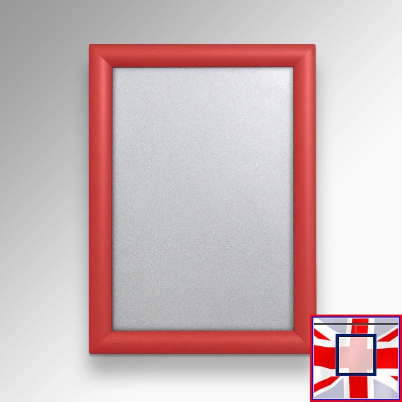 RED A4 Snap Frame (Aluminium Click Frame) for sale online in UK