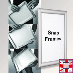 A4 Snap Frame (Aluminium Click Frame) for sale online in UK