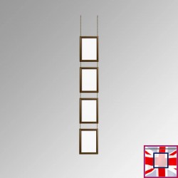 A4 Snap Frame & Hanging Chain Kit for sale online in UK
