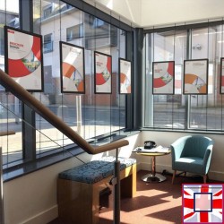 A4 Snap Frame Fixed Chain Kit, Ceiling to Floor & Wall Displays