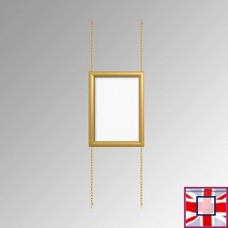 A4 Snap Frame Fixed Chain Kit, Ceiling to Floor & Wall Displays for sale online in UK
