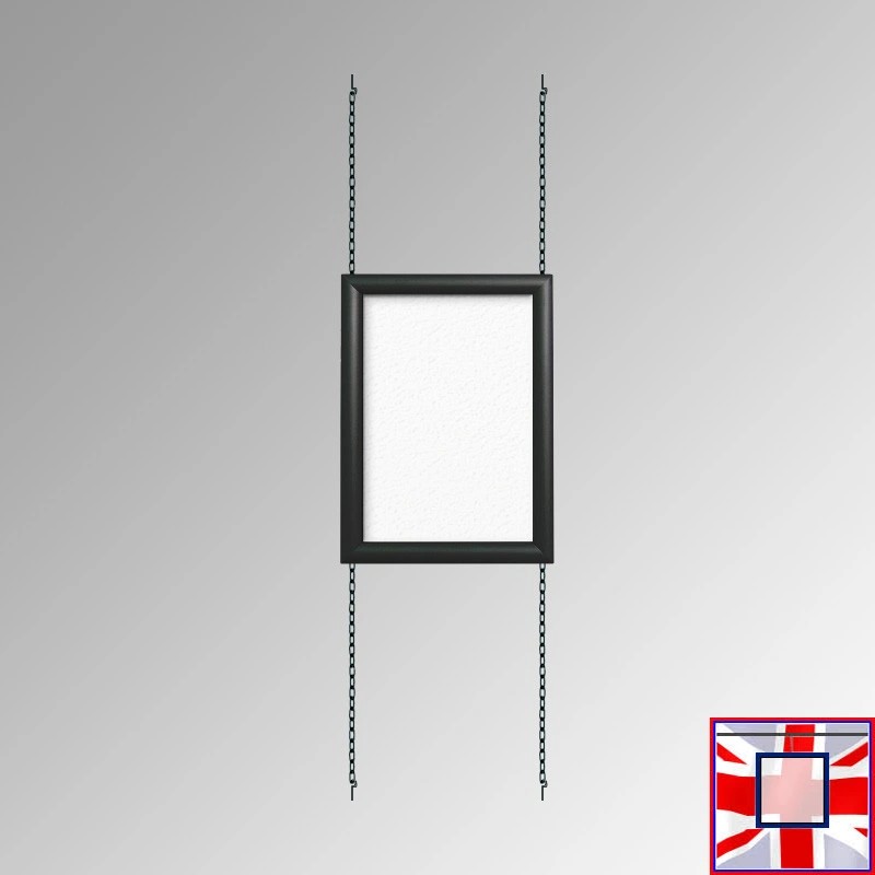 A4 Snap Frame Fixed Chain Kit, Ceiling to Floor & Wall Displays for sale online in UK