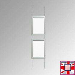 A4 Snap Frame Fixed Chain Kit, Ceiling to Floor & Wall Displays