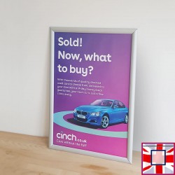 A2 Snap Frame (Aluminium Click Frame) for sale online in UK