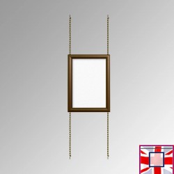 A3 Snap Frame Fixed Chain Kit, Ceiling to Floor & Wall Displays  for sale online in UK