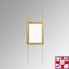 A3 Snap Frame Fixed Chain Kit, Ceiling to Floor & Wall Displays