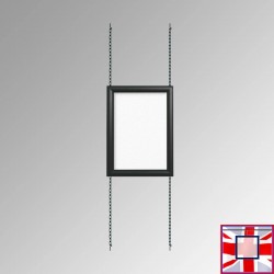 A3 Snap Frame Fixed Chain Kit, Ceiling to Floor & Wall Displays  for sale online in UK