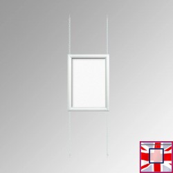 A3 Snap Frame Fixed Chain Kit, Ceiling to Floor & Wall Displays  for sale online in UK