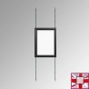 A2 Snap Frame Fixed Chain Kit, Ceiling to Floor & Wall Displays
