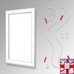 A1 Snap Frame Fixed Chain Kit, Ceiling to Floor & Wall Displays  for sale online in UK