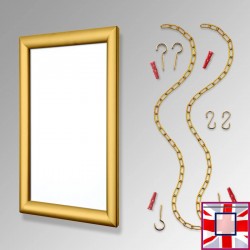 A1 Snap Frame Fixed Chain Kit, Ceiling to Floor & Wall Displays  for sale online in UK