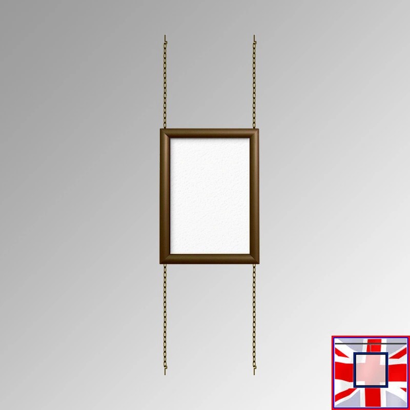 A0 Snap Frame Fixed Chain Kit, Ceiling to Floor & Wall Displays  for sale online in UK