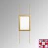 A0 Snap Frame Fixed Chain Kit, Ceiling to Floor & Wall Displays  for sale online in UK