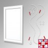 A0 Snap Frame Fixed Chain Kit, Ceiling to Floor & Wall Displays