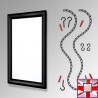 A0 Snap Frame Fixed Chain Kit, Ceiling to Floor & Wall Displays