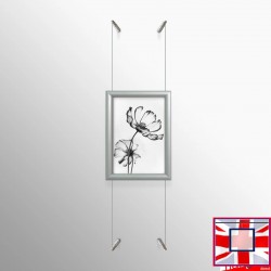 Silver Snap Frame & Wall Cables Kit A4 for sale online in UK