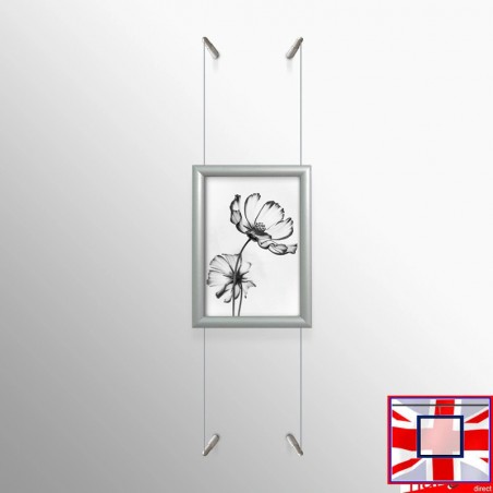 Silver Snap Frame & Wall Cables Kit A4 for sale online in UK