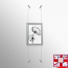 Silver Snap Frame & Wall Cables Kit A4 for sale online in UK