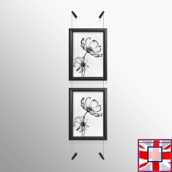 Black Snap Frame & Wall Cables Kit A4  for sale online in UK