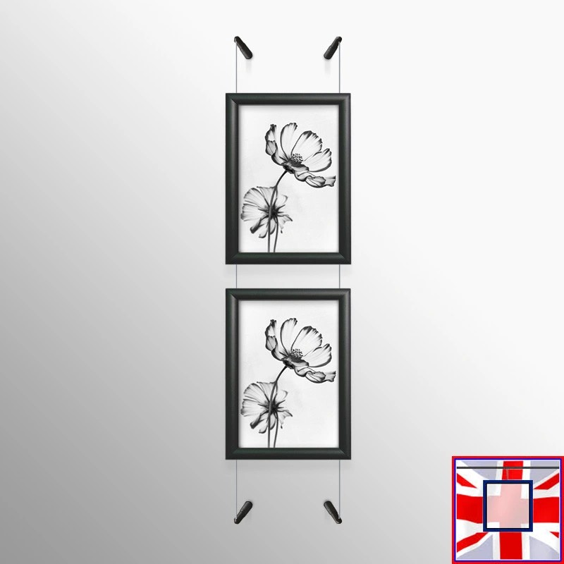 Black Snap Frame & Wall Cables Kit A4  for sale online in UK