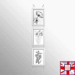 White Snap Frame & Wall Cables Kit A4   for sale online in UK