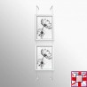 White Snap Frame & Wall Cables Kit A4   for sale online in UK